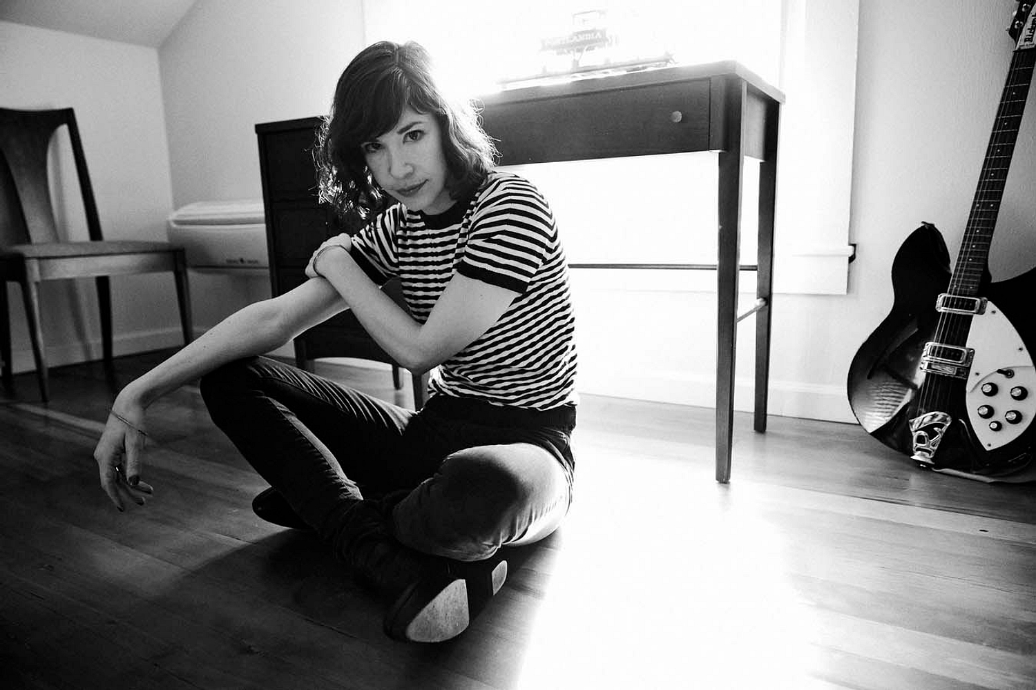 Carrie Brownstein performs a folk ballad on Colbert because why not