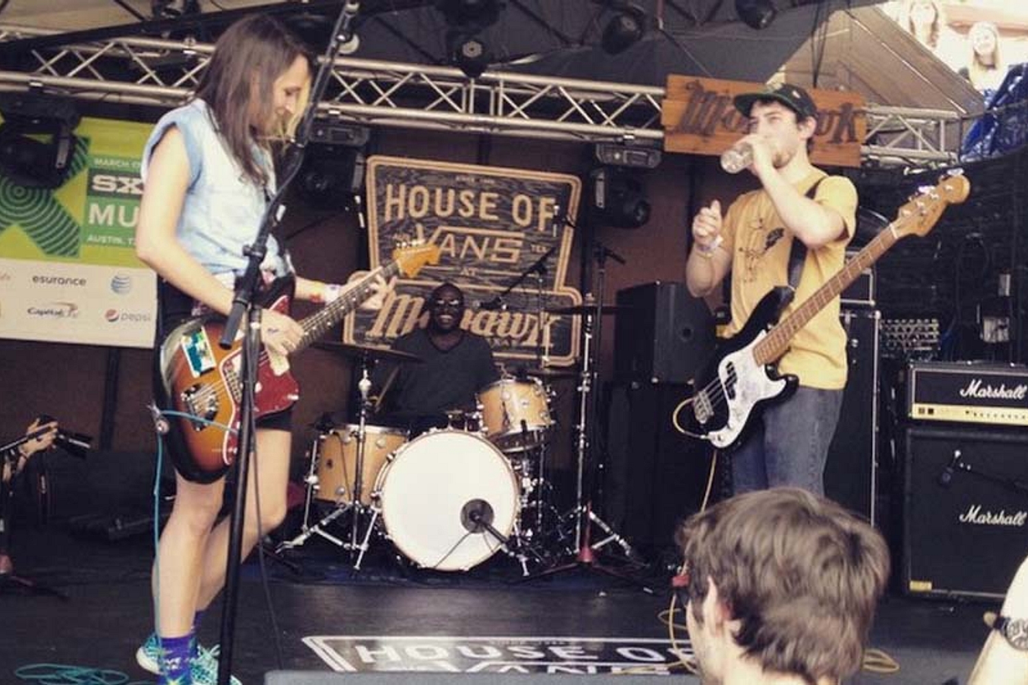 Broad City's Hannibal Buress played drums for Speedy Ortiz at SXSW
