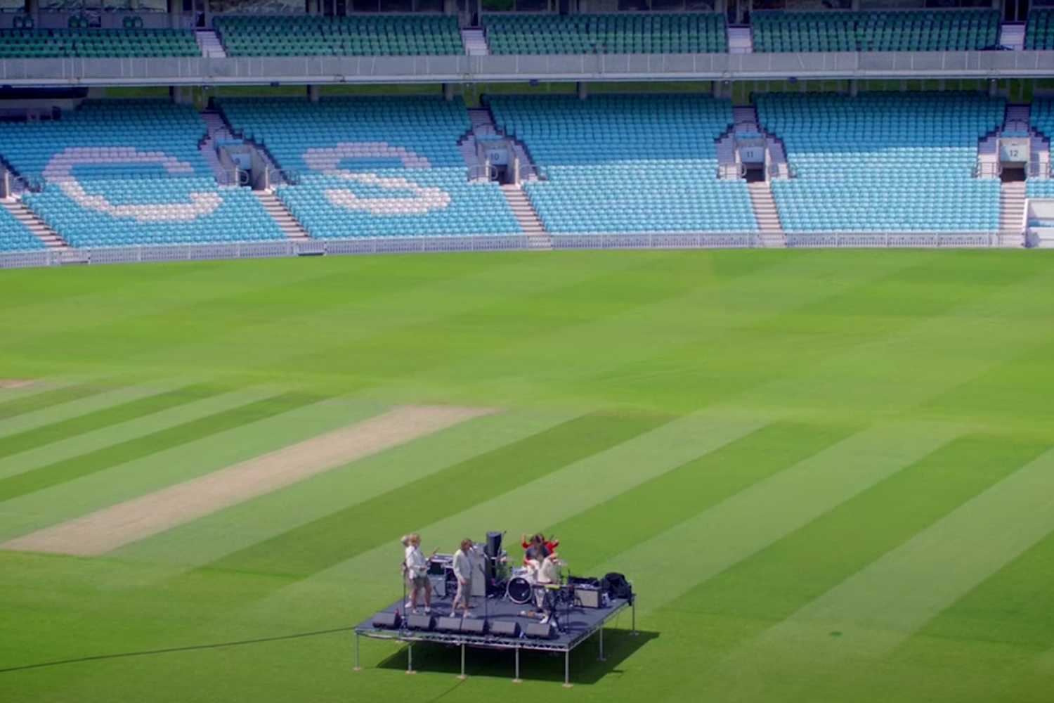 Sports Team perform ‘Stations of The Cross’ at The Oval