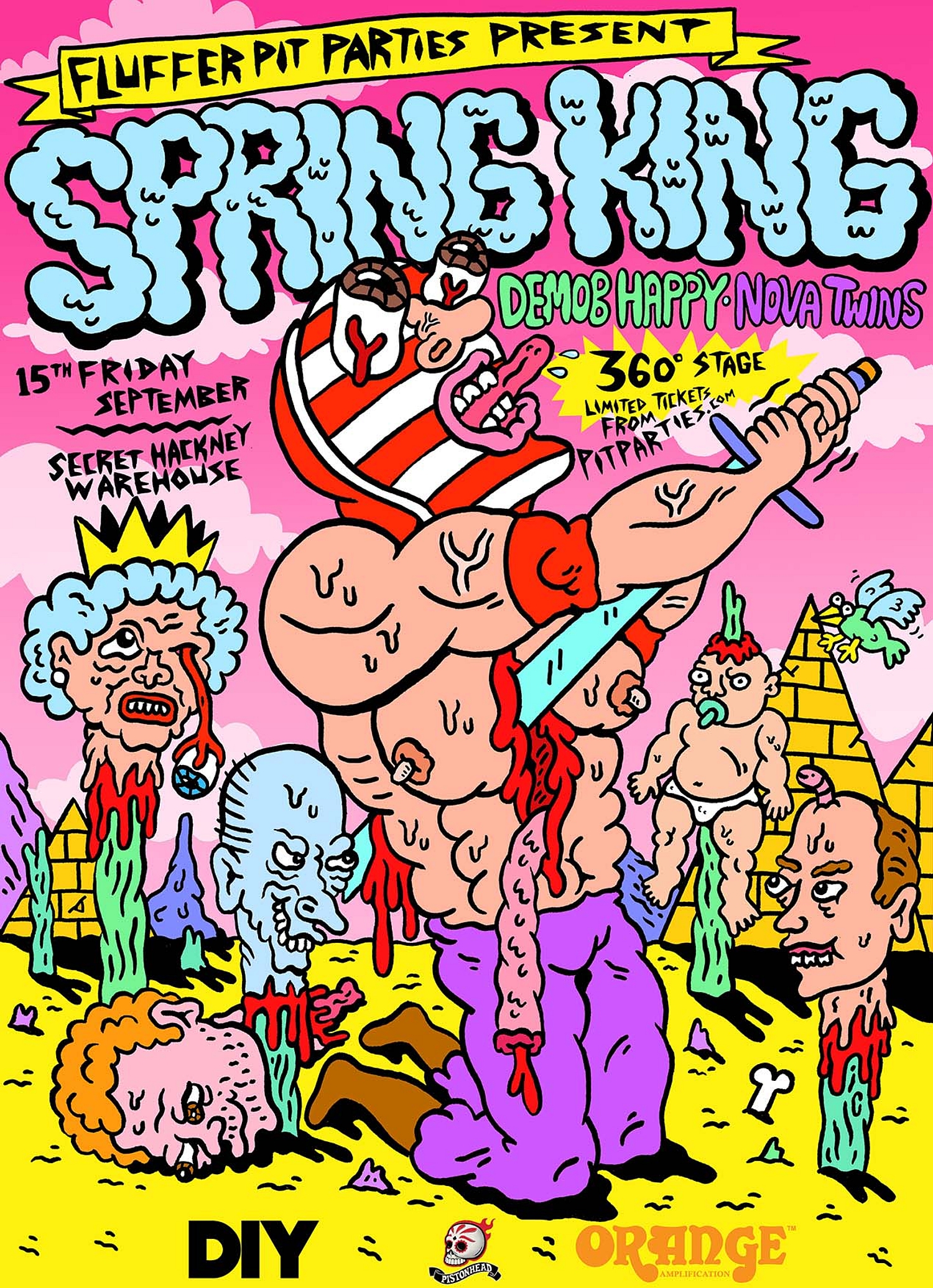 Demob Happy and Nova Twins join Spring King's Fluffer Pit Party
