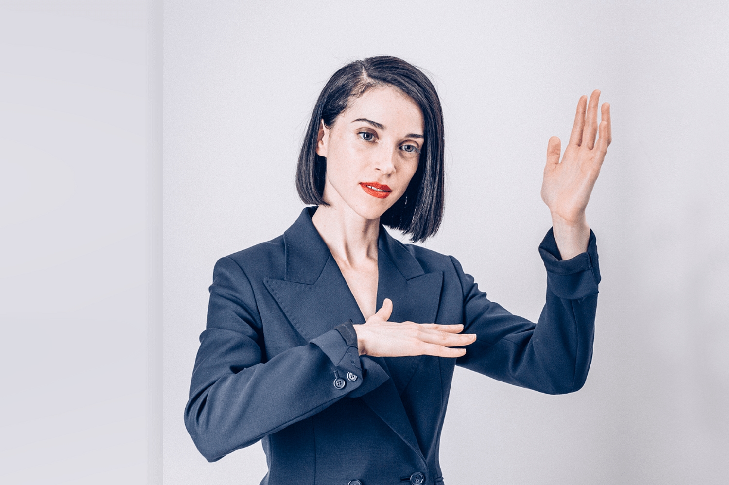 Laughing with fangs: St Vincent