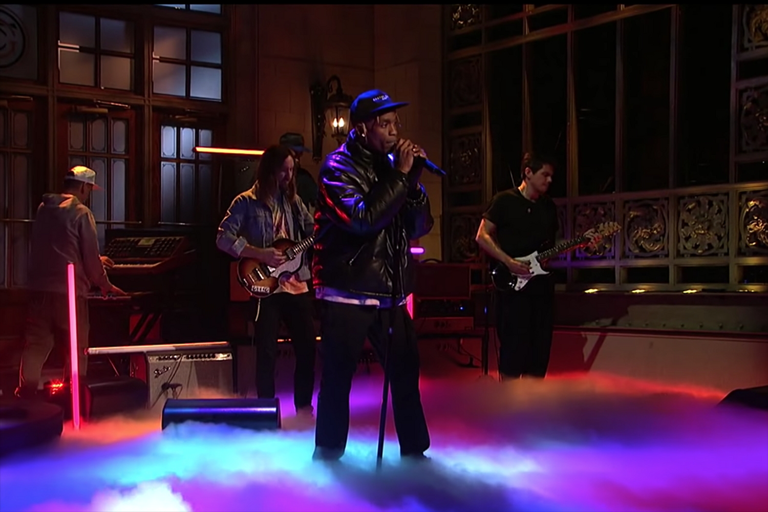 Watch Kevin Parker perform with Travis Scott on SNL