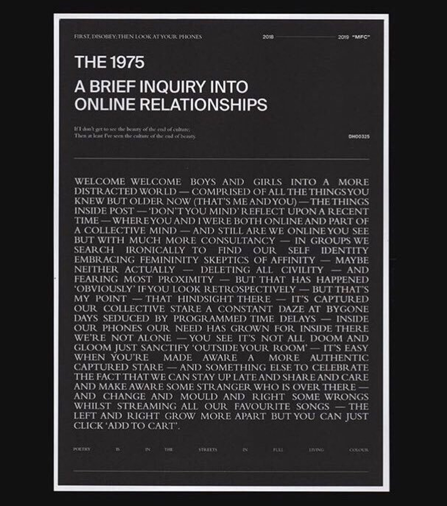 The 1975 have 'done a thing'