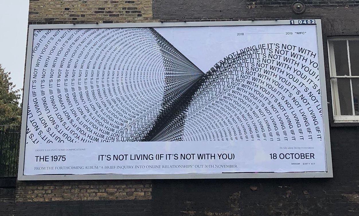 The 1975 to release new song 'It's Not Living (If It's Not With You)' this week