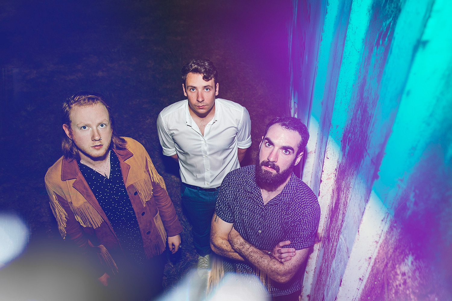 Two Door Cinema Club front the September issue of DIY