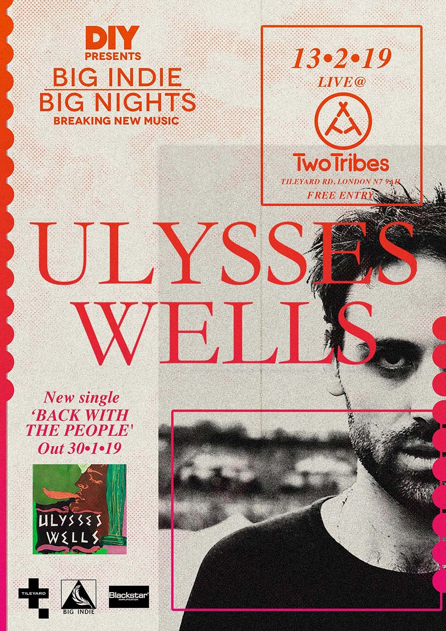 Ulysses Wells to play first show of 2019's Big Indie Big Nights