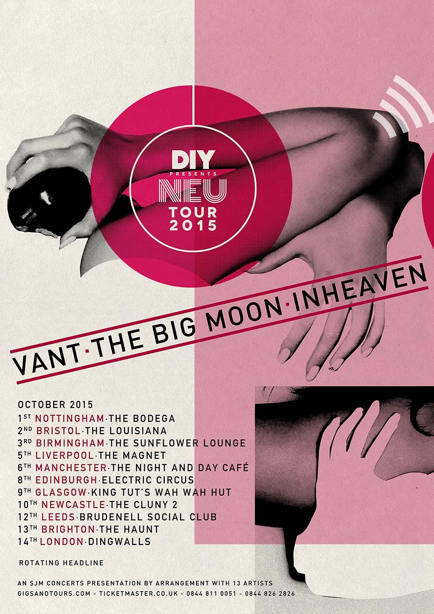 VANT, INHEAVEN and The Big Moon to play DIY Presents the Neu Tour 2015
