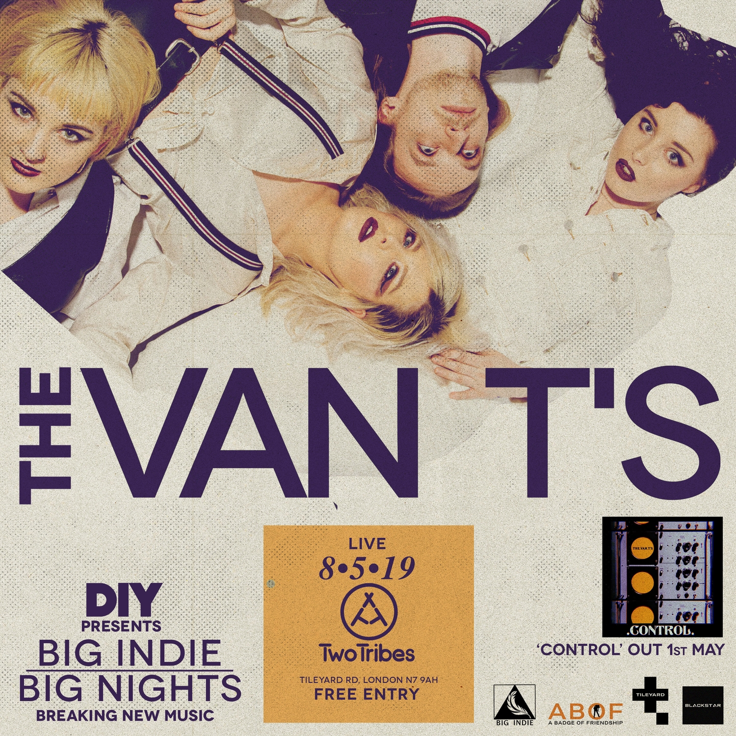 Scottish quartet The Van T's to play Big Indie Big Nights