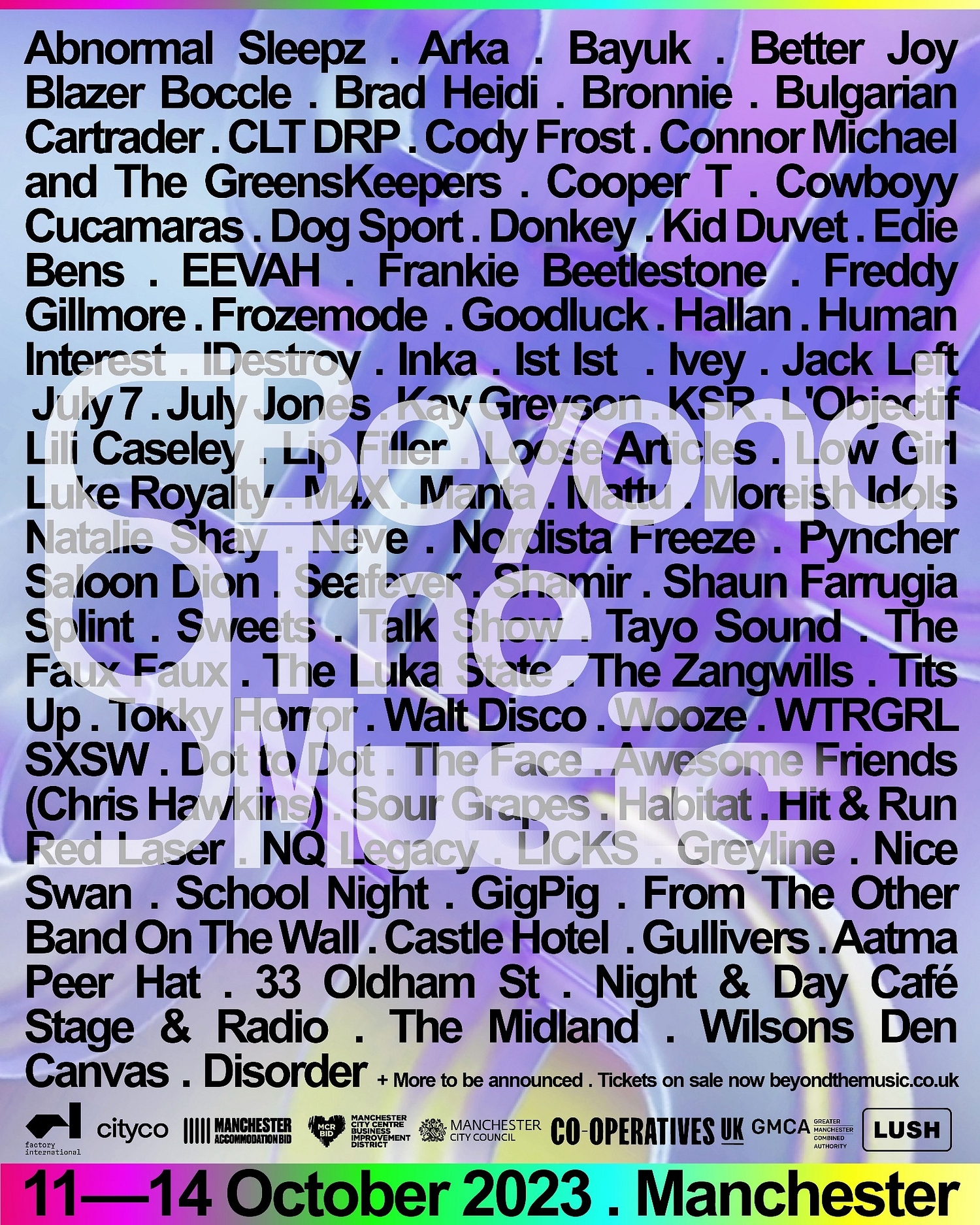 First lineup announced for BEYOND THE MUSIC - Manchester’s new music festival and conference