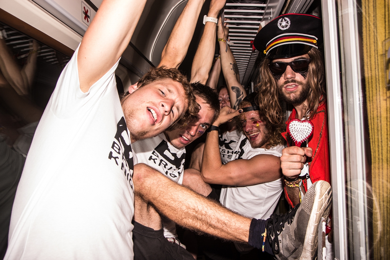 Climb aboard the British Knights Express party train to Sziget Festival
