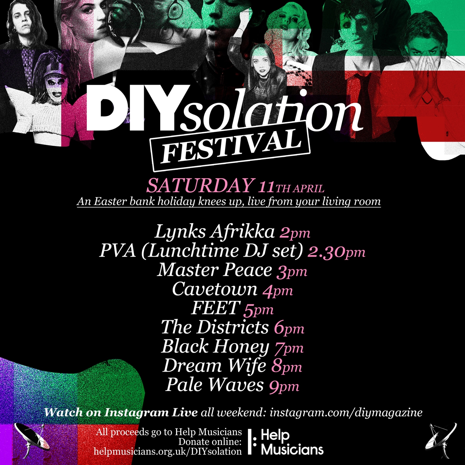 Pale Waves, Sports Team, Marika Hackman, Self Esteem & more to play our DIYsolation Festival