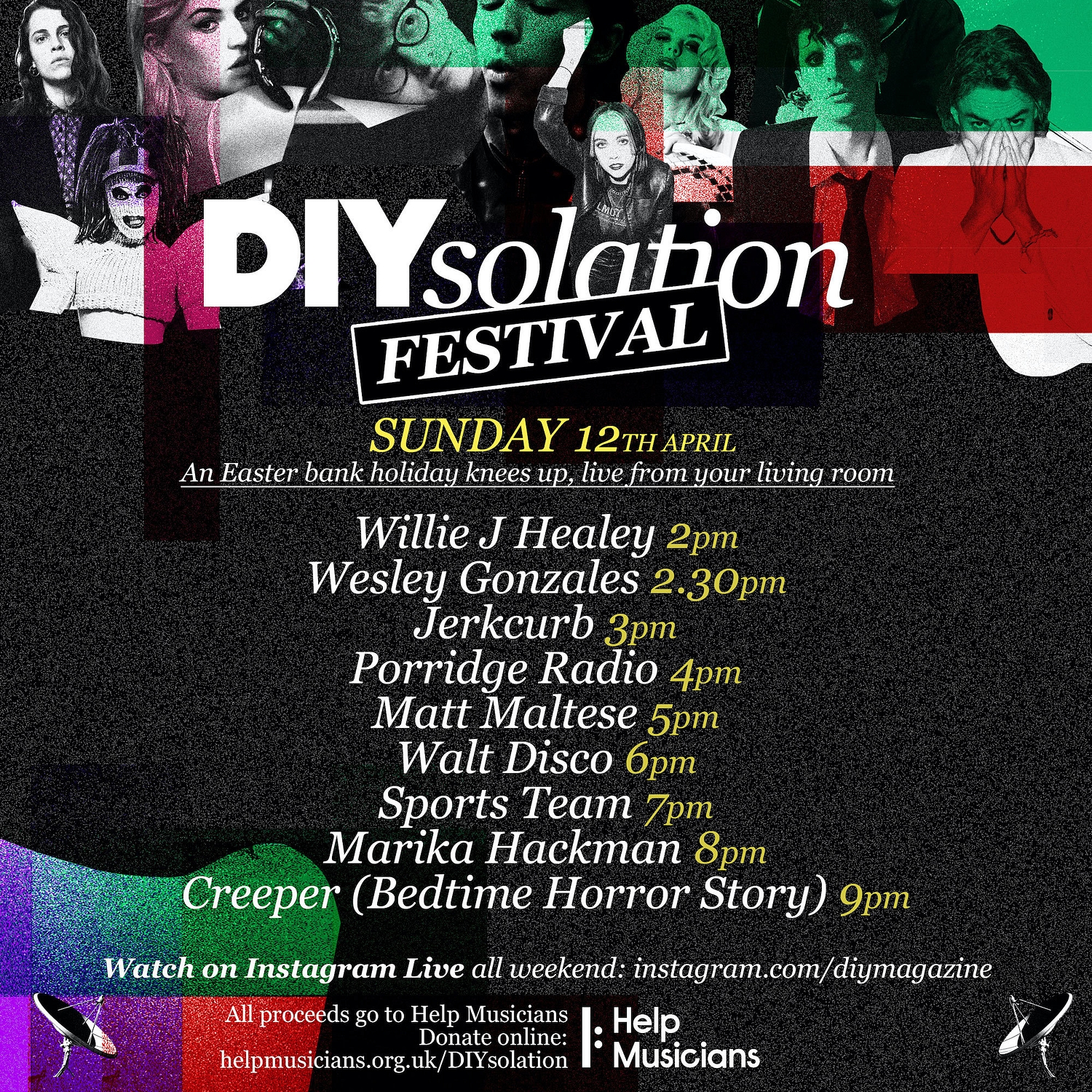 Pale Waves, Sports Team, Marika Hackman, Self Esteem & more to play our DIYsolation Festival