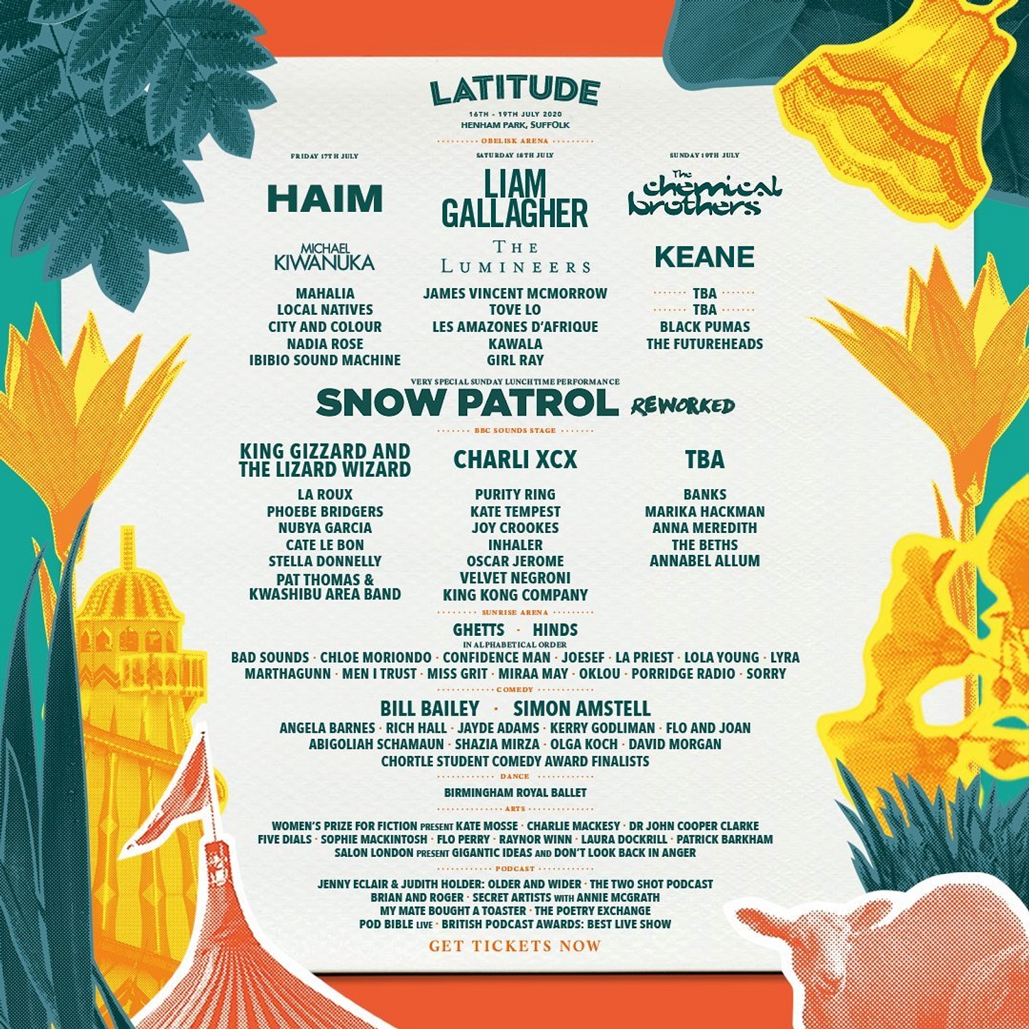 King Gizzard and The Lizard Wizard, Mahalia, Sorry and more join Latitude 2020 lineup