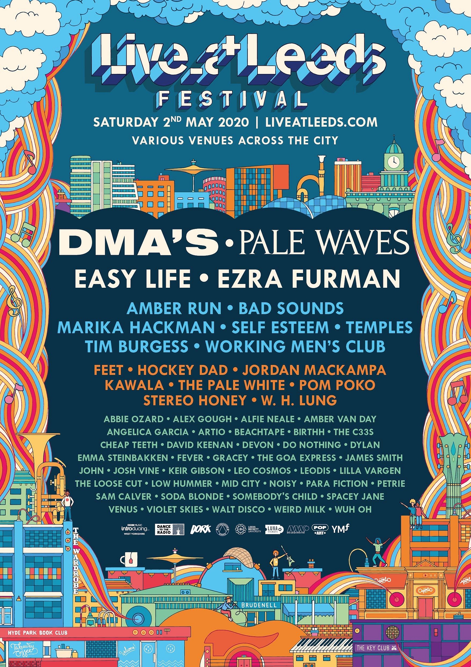 Live At Leeds unveils first names for 2020 line-up