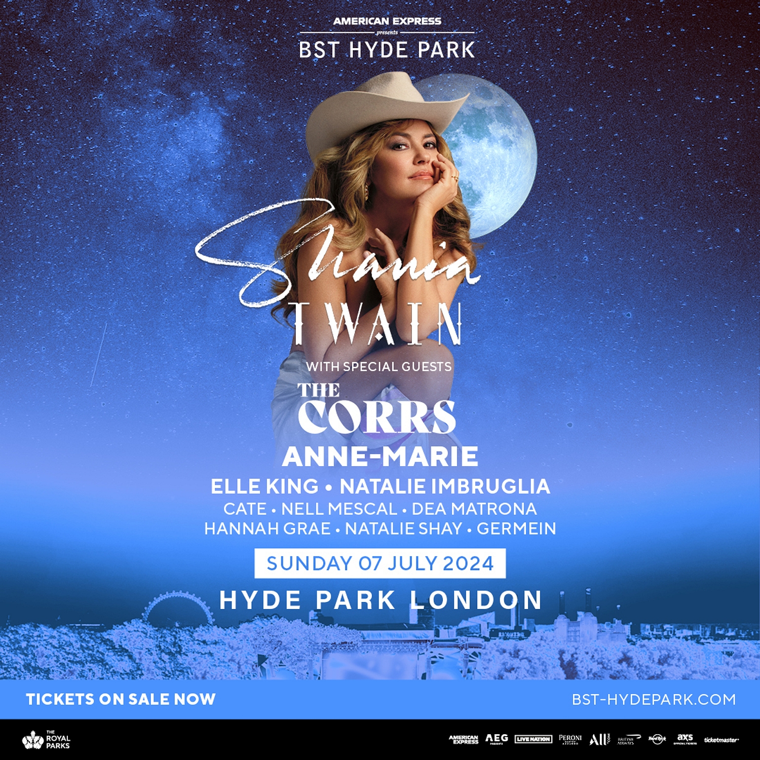 Nell Mescal, Hannah Grae, Cate and more join lineup for Shania Twain's BST Hyde Park show