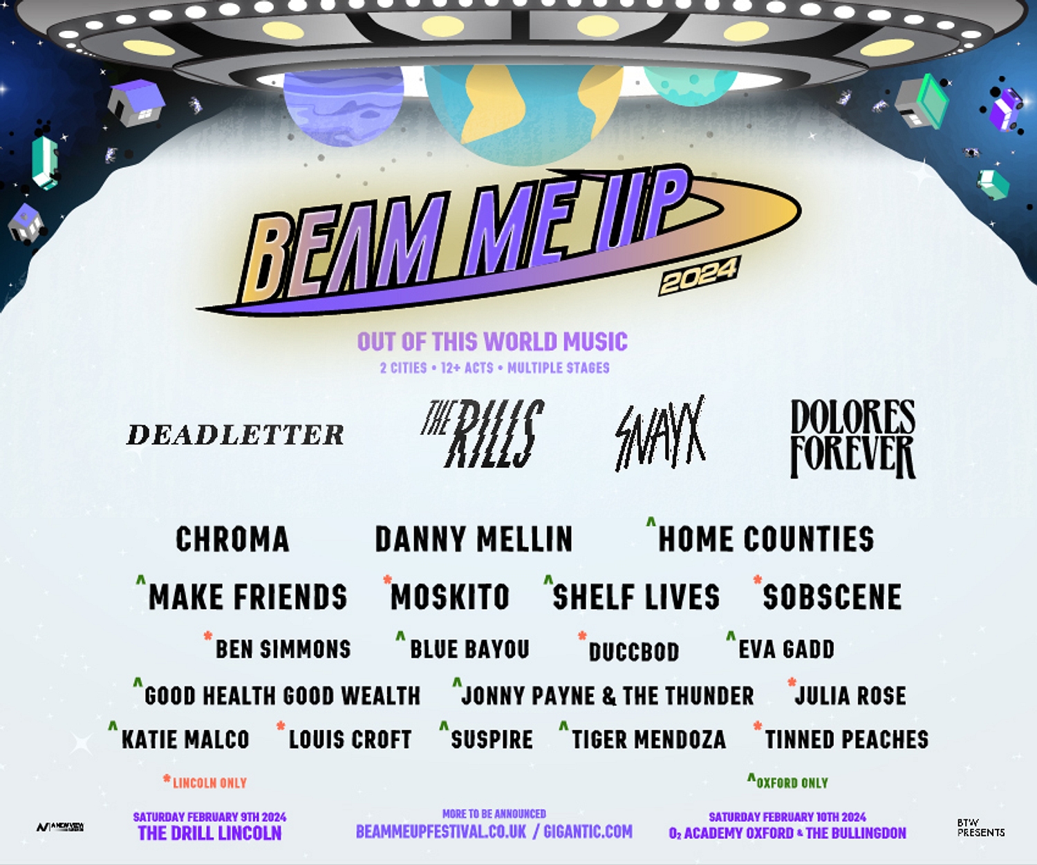 Beam Me Up Festival confirms first bands for 2024 lineup