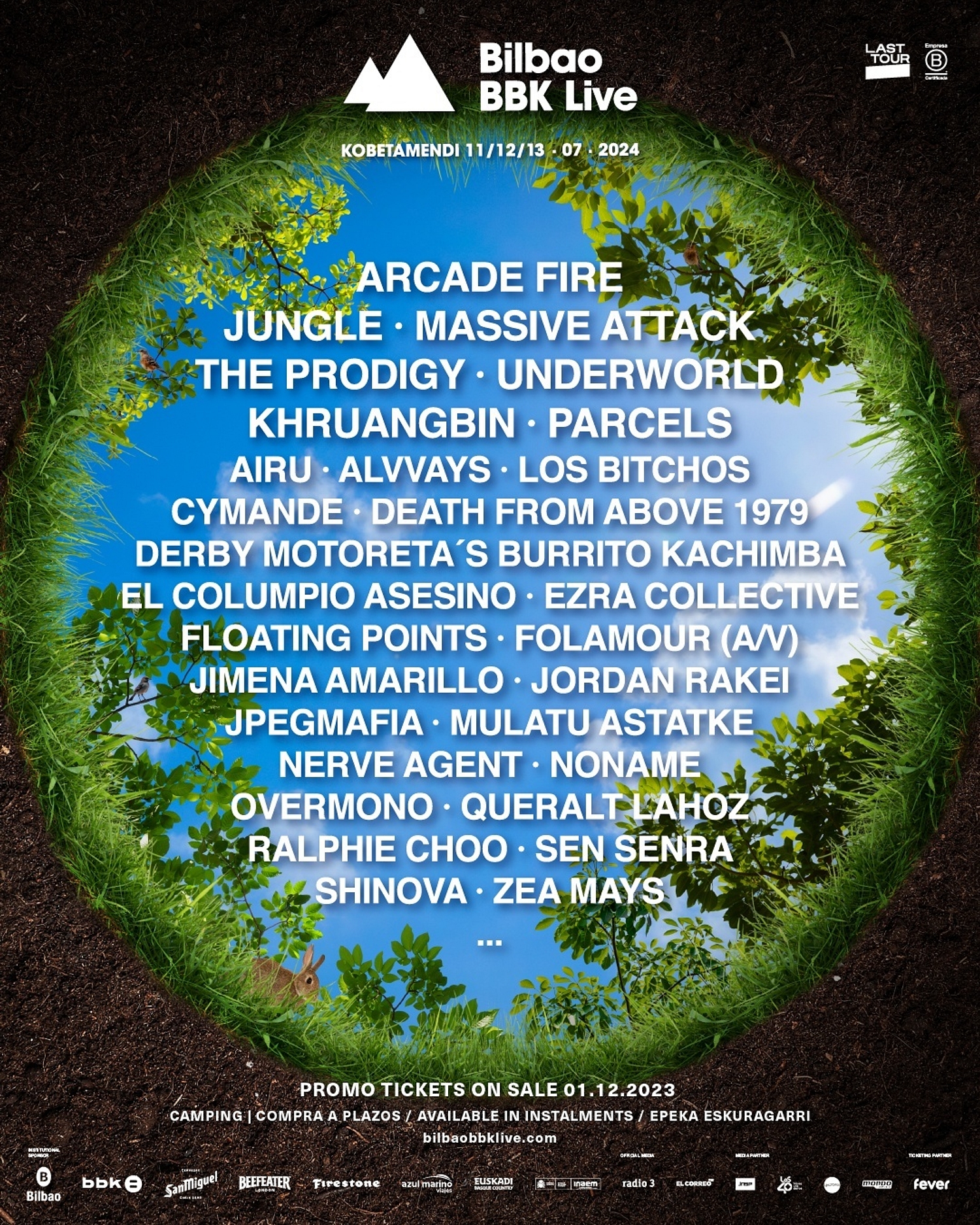 Bilbao BBK Live reveal 2024 lineup: Jungle, Massive Attack, Ezra Collective and more