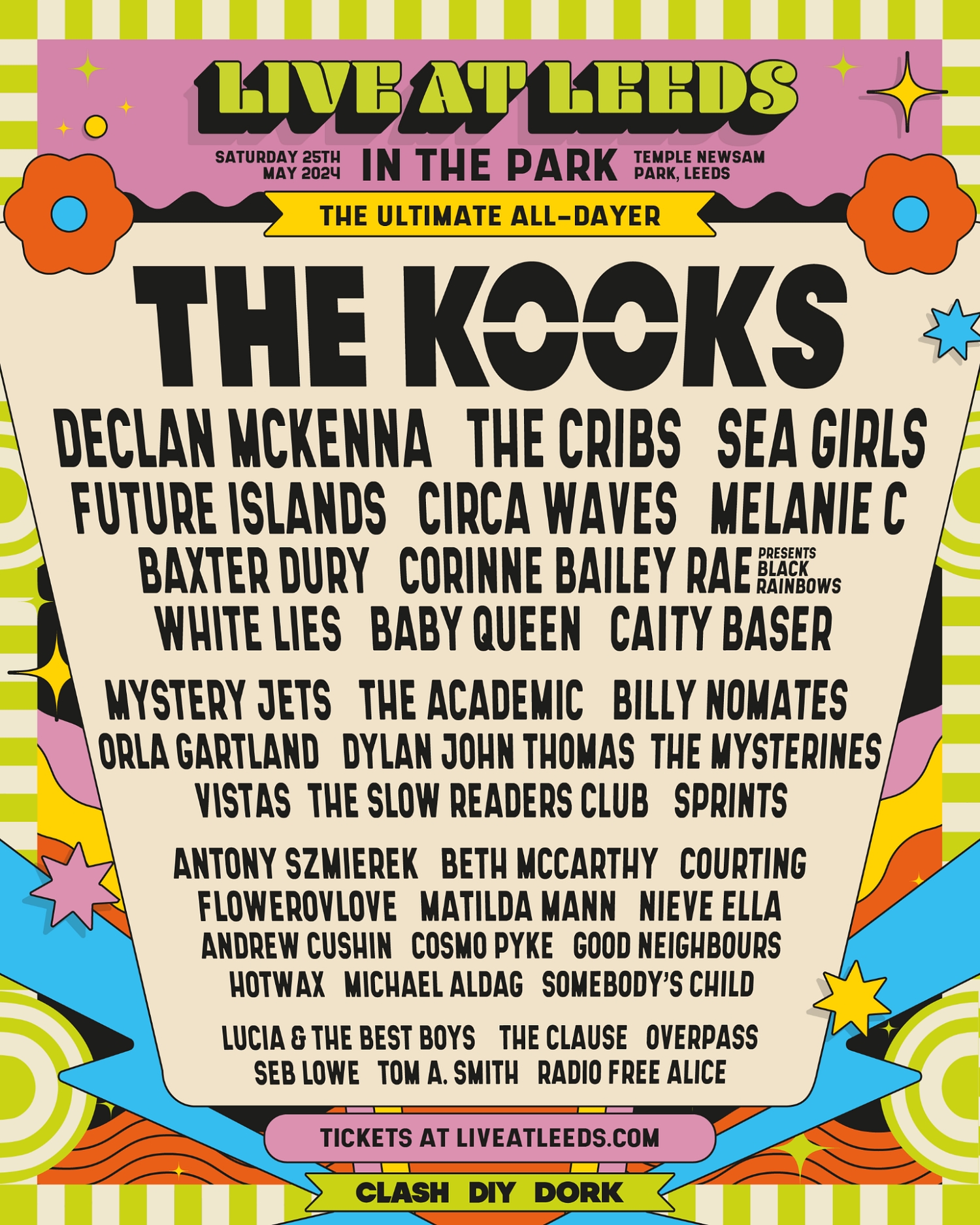 Live At Leeds In The Park reveal final additions to 2024 lineup, including Baby Queen, Caity Baser, Baxter Dury and more