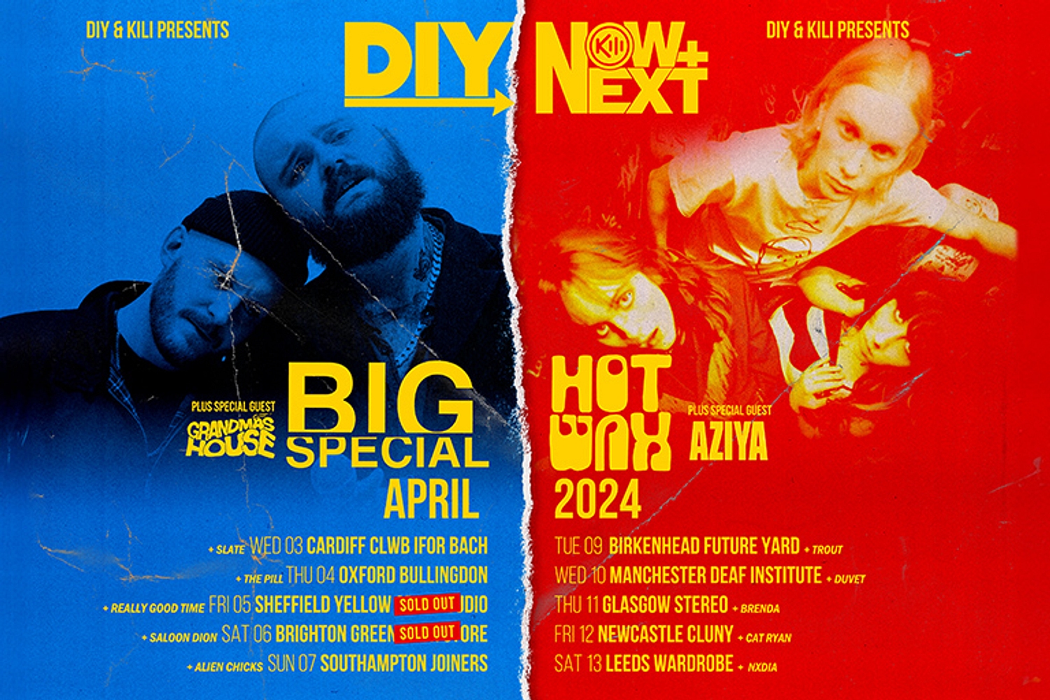 Big Special and HotWax preview upcoming DIY Now & Next Tour