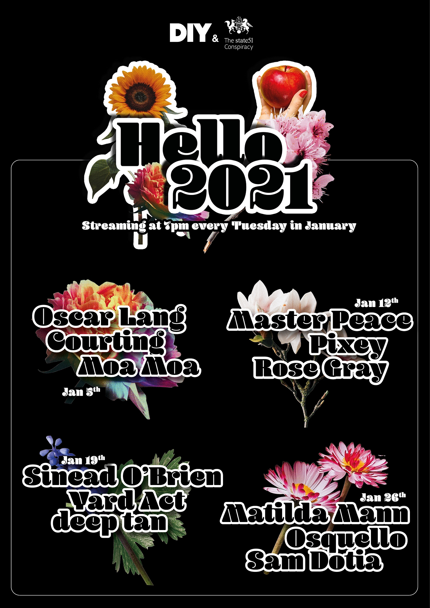 Sinead O'Brien, Oscar Lang, Master Peace & more to perform as part of Hello 2021