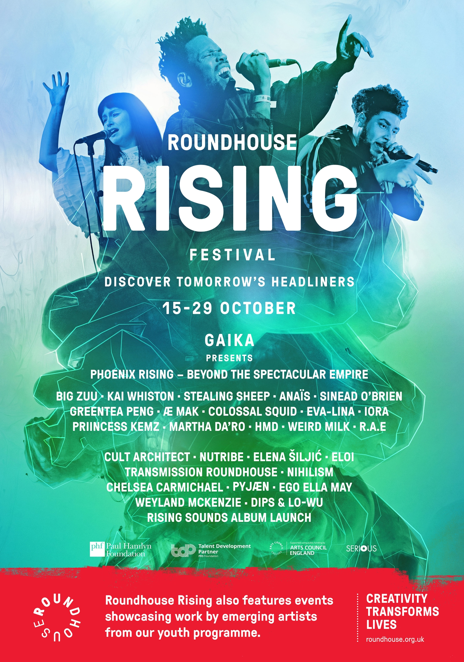 GAIKA to headline Roundhouse Rising 2019