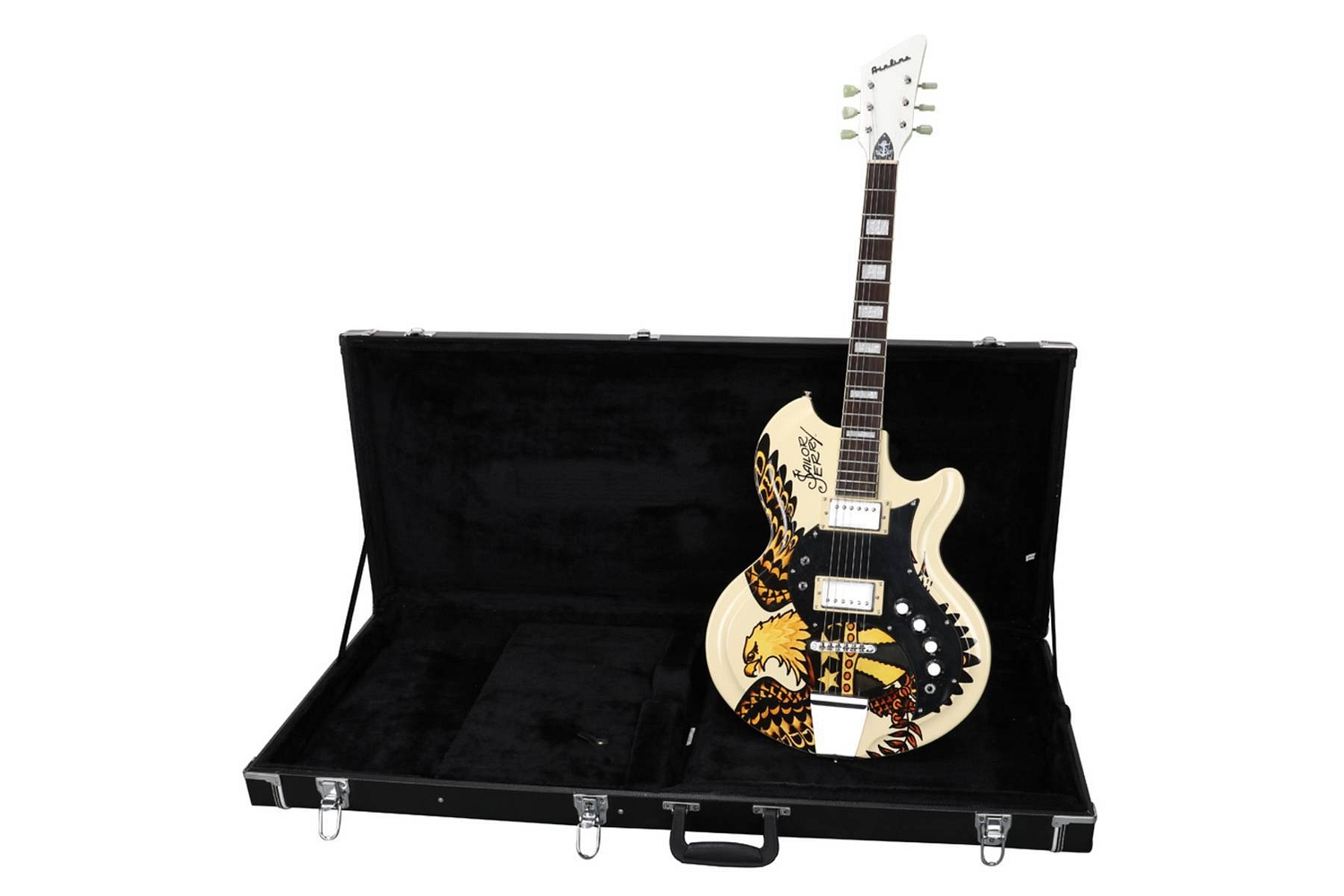 Sailor Jerry donate special edition guitar to auction raising money for hospitality