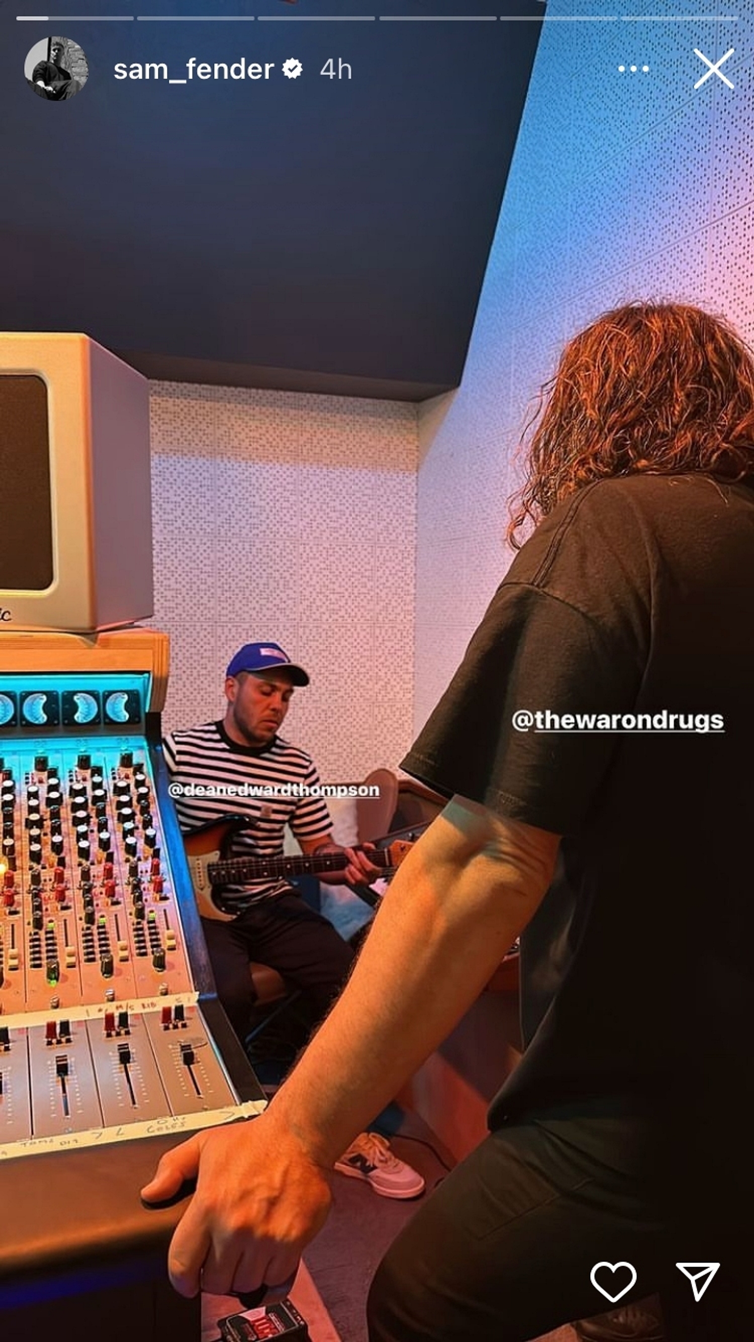 Sam Fender teases new music with The War On Drugs' Adam Granduciel