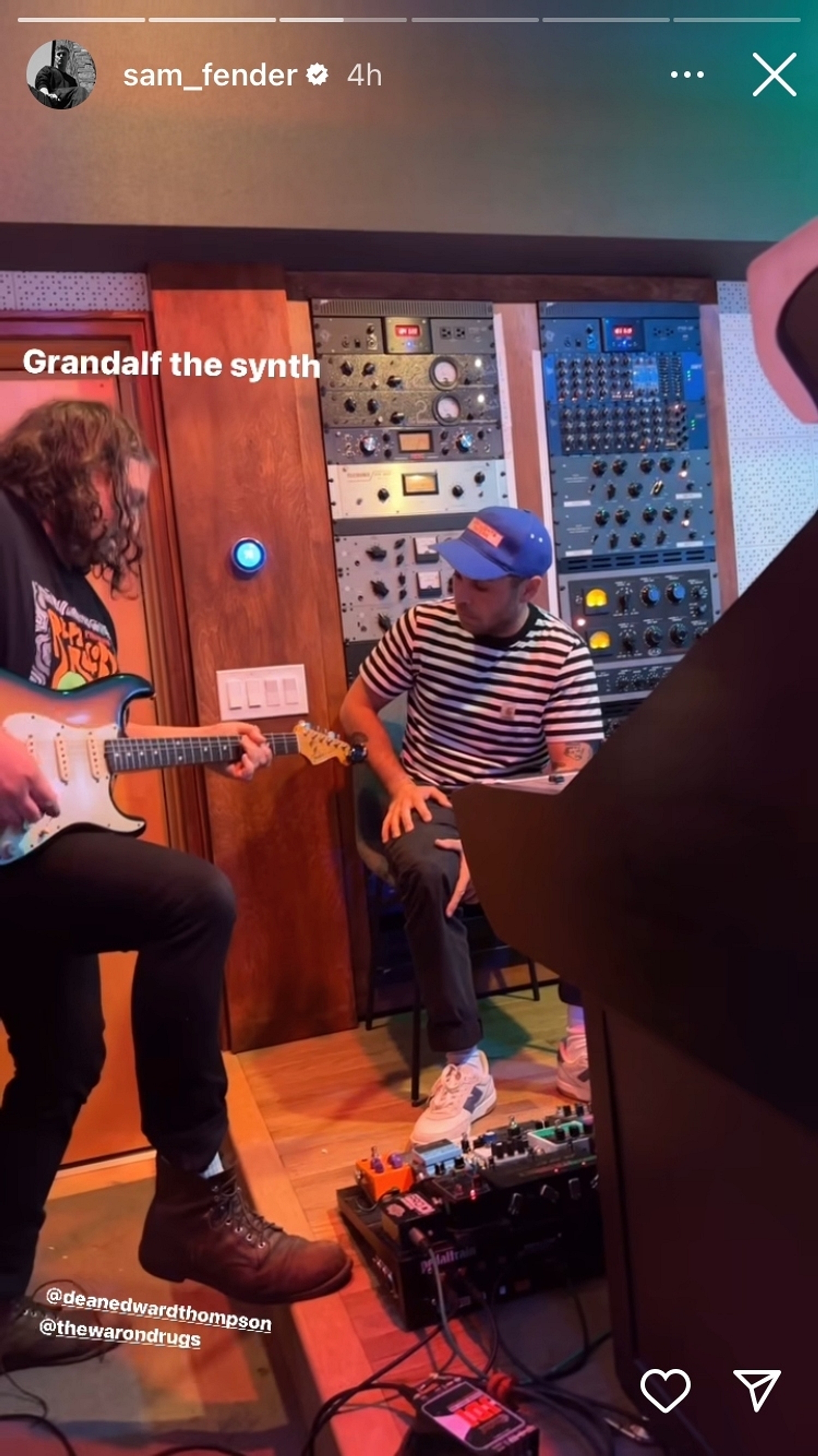 Sam Fender teases new music with The War On Drugs' Adam Granduciel