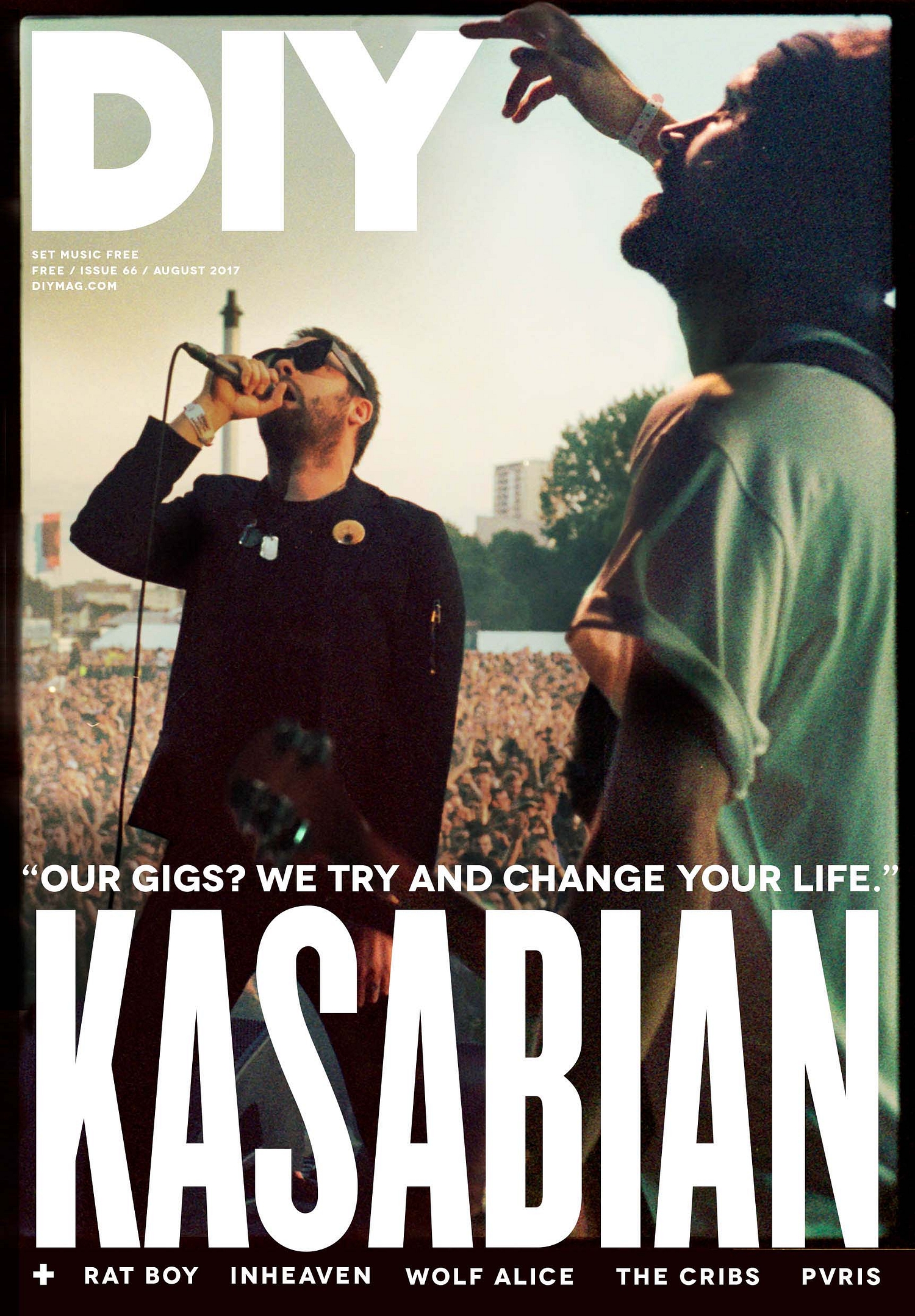 Kasabian: DIY's August 2017 cover stars revealed!