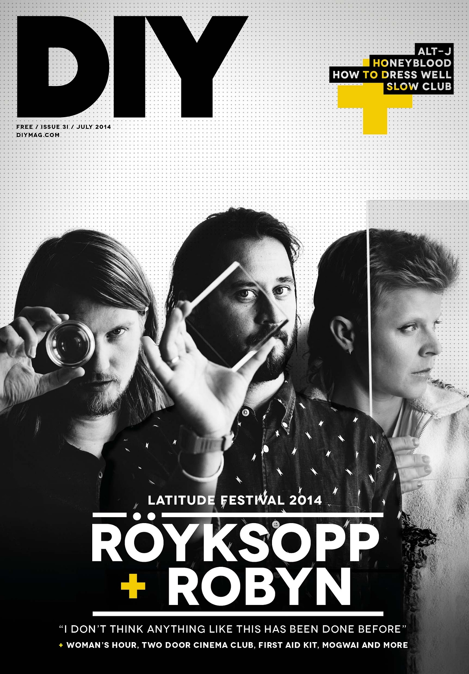 Röyksopp and Robyn: DIY's July 2014 cover stars revealed!