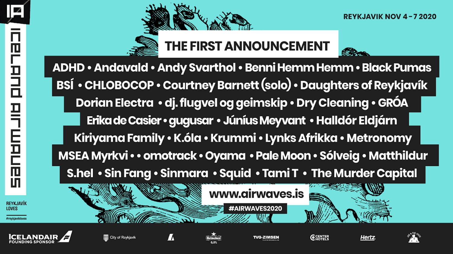 Metronomy, Courtney Barnett, Squid and more announced for Iceland Airwaves 2020