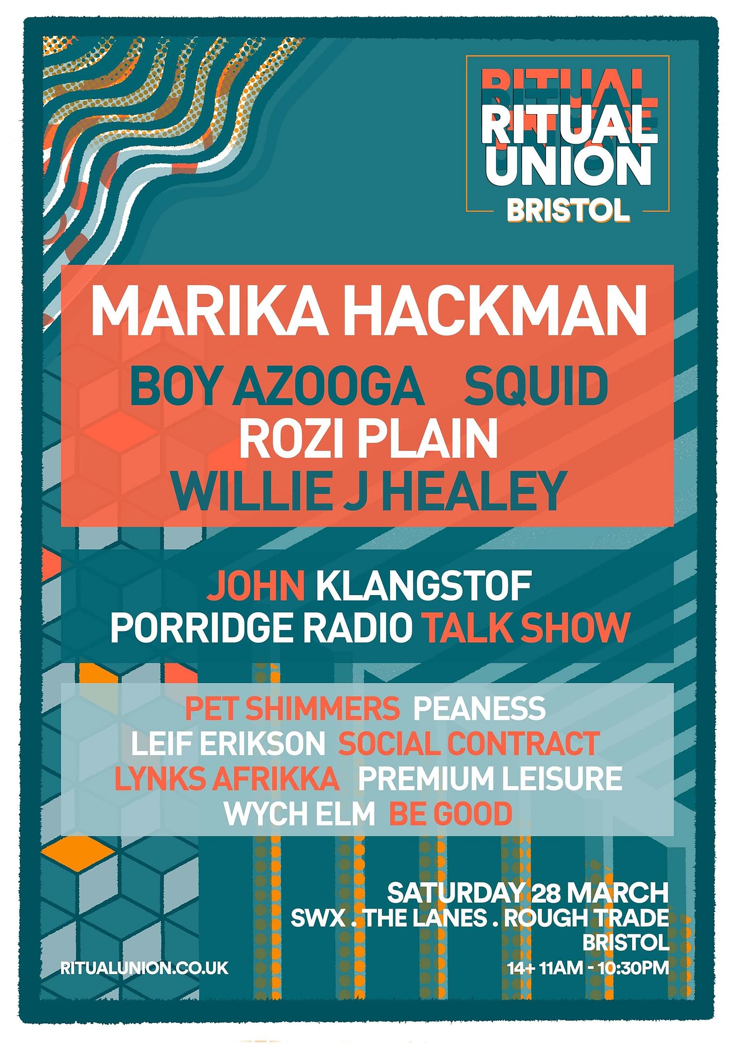 Marika Hackman, Squid, Willie J Healey and more to play Ritual Union Bristol